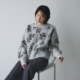 【ふんわりルーズなイマドキニット】ニュアンスフラワージャガードニット | coen【women】 | 詳細画像9