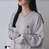 【スポーティ×ガーリー好バランス】MLB別注ワンポイントロゴクルーネックニット | coen【women】 | 詳細画像6