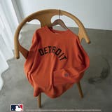 ORANGE | 【スポーティ×ガーリー好バランス】MLB別注ワンポイントロゴクルーネックニット | coen【women】