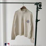 【1枚で着映え】MLB別注ワンポイントロゴハーフジップニット | coen【women】 | 詳細画像2