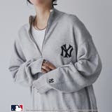 【1枚で着映え】MLB別注ワンポイントロゴハーフジップニット | coen【women】 | 詳細画像3