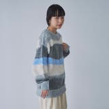 ミックスヤーンカラーブロックニット | coen【women】 | 詳細画像10 