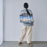 ミックスヤーンカラーブロックニット | coen【women】 | 詳細画像14 