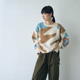 【1枚で映える主役級】マーブルカラー起毛ニットプルオーバー | coen【women】 | 詳細画像14 