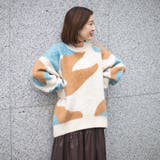 【1枚で映える主役級】マーブルカラー起毛ニットプルオーバー | coen【women】 | 詳細画像2 