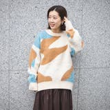 【1枚で映える主役級】マーブルカラー起毛ニットプルオーバー | coen【women】 | 詳細画像3 