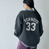 DK.GRAY | Penneys(ぺニーズ)別注モールジャガードロゴニット | coen【women】