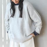 【ヘビロテ確定】フラッフィークルーネックニットプルオーバー | coen【women】 | 詳細画像1
