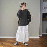 【ヘビロテ確定】フラッフィークルーネックニットプルオーバー | coen【women】 | 詳細画像12