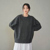 【ヘビロテ確定】フラッフィークルーネックニットプルオーバー | coen【women】 | 詳細画像8