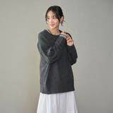 【ヘビロテ確定】フラッフィークルーネックニットプルオーバー | coen【women】 | 詳細画像9
