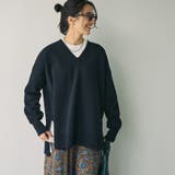 ミラノリブVネックニット | coen【women】 | 詳細画像1 