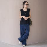 チュールフェザーヤーンニットベスト | coen【women】 | 詳細画像13 