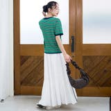 マルチボーダー 半袖サマーニット | coen【women】 | 詳細画像11 