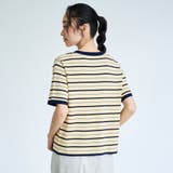 マルチボーダー 半袖サマーニット | coen【women】 | 詳細画像8 