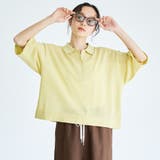 シアーリネン襟付きポロニット【Youtube紹介アイテム】 | coen【women】 | 詳細画像1 