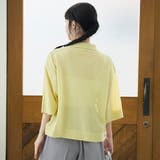 シアーリネン襟付きポロニット【Youtube紹介アイテム】 | coen【women】 | 詳細画像27 