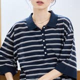 シアーリネン襟付きポロニット【Youtube紹介アイテム】 | coen【women】 | 詳細画像35 