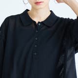 シアーリネン襟付きポロニット【Youtube紹介アイテム】 | coen【women】 | 詳細画像8 