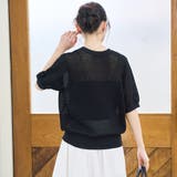 シアーリネンワッフルヘンリーネックトップス | coen【women】 | 詳細画像5 