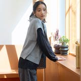 ハイネック 畔編みダブルジップニットベスト | coen【women】 | 詳細画像12