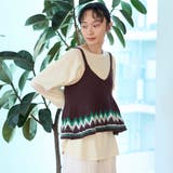 ノルディック柄 ペプラムニットキャミビスチェ | coen【women】 | 詳細画像11