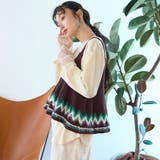 ノルディック柄 ペプラムニットキャミビスチェ | coen【women】 | 詳細画像12