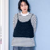 BLACK | リボンヤーンニットキャミビスチェ | coen【women】