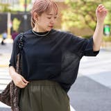 サラコシアーサマーニットビッグTシャツ | coen【women】 | 詳細画像1 