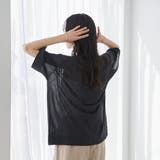 サラコシアーサマーニットビッグTシャツ | coen【women】 | 詳細画像10 