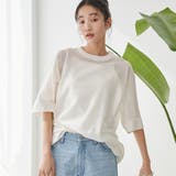 OFF WHITE | サラコシアーサマーニットビッグTシャツ | coen【women】