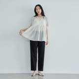 サラコ切替ギャザードルマンサマーニット | coen【women】 | 詳細画像11 