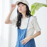 サラコソウバリクルー5分袖サマーニット | coen【women】 | 詳細画像2 