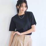 サラコソウバリクルー5分袖サマーニット | coen【women】 | 詳細画像7 