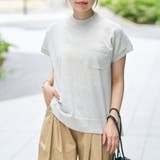サラコフレンチスリーブハイネックサマーニットトップス | coen【women】 | 詳細画像13 