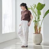 サラコフレンチスリーブハイネックサマーニットトップス | coen【women】 | 詳細画像23 