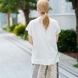 サラコフレンチスリーブハイネックサマーニットトップス | coen【women】 | 詳細画像4 