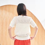 レースサマーニットプルオーバー | coen【women】 | 詳細画像4 