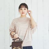 ドルマンボーダーサマーニット | coen OUTLET | 詳細画像2