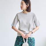 サラコソウバリクルー5分袖サマーニット | coen【women】 | 詳細画像2
