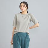 サラコソウバリクルー5分袖サマーニット | coen【women】 | 詳細画像36