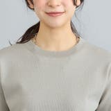 サラコソウバリクルー5分袖サマーニット | coen【women】 | 詳細画像43