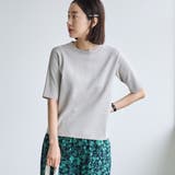 MD.GRAY | サラコソウバリクルー5分袖サマーニット | coen【women】