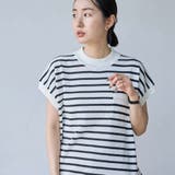 サラコハイネックフレンチスリーブサマーニットトップス | coen【women】 | 詳細画像11 