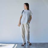 サラコハイネックフレンチスリーブサマーニットトップス | coen【women】 | 詳細画像19 