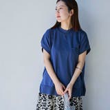 サラコハイネックフレンチスリーブサマーニットトップス | coen【women】 | 詳細画像21 
