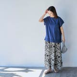 サラコハイネックフレンチスリーブサマーニットトップス | coen【women】 | 詳細画像23 