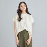 サラコハイネックフレンチスリーブサマーニットトップス | coen【women】 | 詳細画像32 