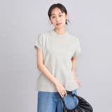 サラコハイネックフレンチスリーブサマーニットトップス | coen【women】 | 詳細画像35 