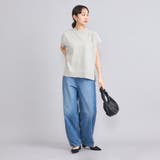 サラコハイネックフレンチスリーブサマーニットトップス | coen【women】 | 詳細画像36 